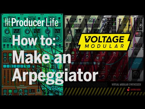 How to make an Arpeggiator using Voltage Modular by Cherry Audio [Modular Synthesis] Sound Design