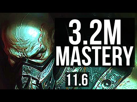 URGOT vs ZOE (MID) | 3.2M mastery, 1700+ games, 6/2/8 | KR Diamond | v11.6