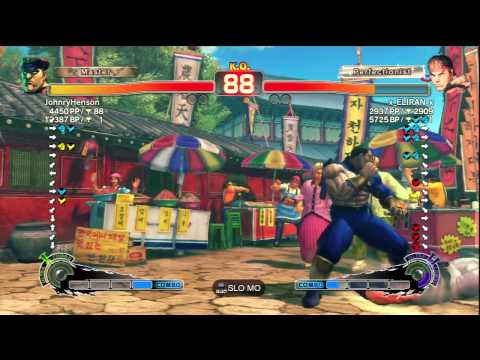 JohnryHenson (M.Bison) Vs x_ELIRAN_x (Ryu) SSF4 AE Ranked Matches - PSN
