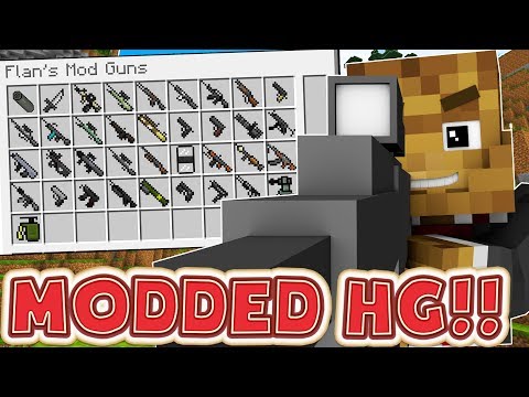 INVENTORY PETS MINECRAFT OVERPOWERED WEAPONS MODDED HUNGER GAMES - MINECRAFT MOD CHALLENGE #3