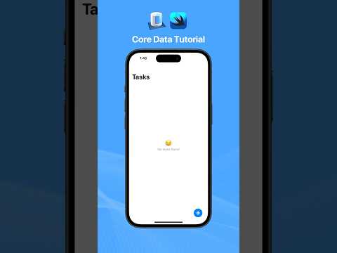 Core Data Tutorial in SwiftUI
