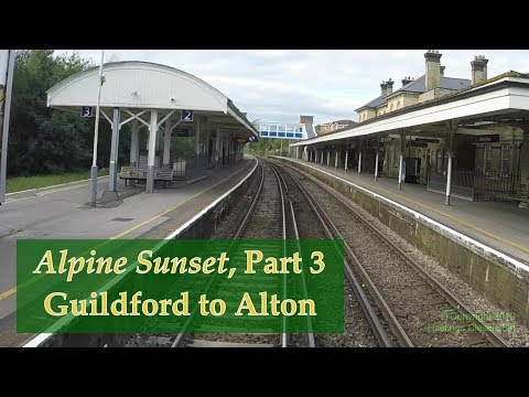 Guildford to Alton – Hastings DEMU cab ride – 30 September 2017 – audio partly from back cab