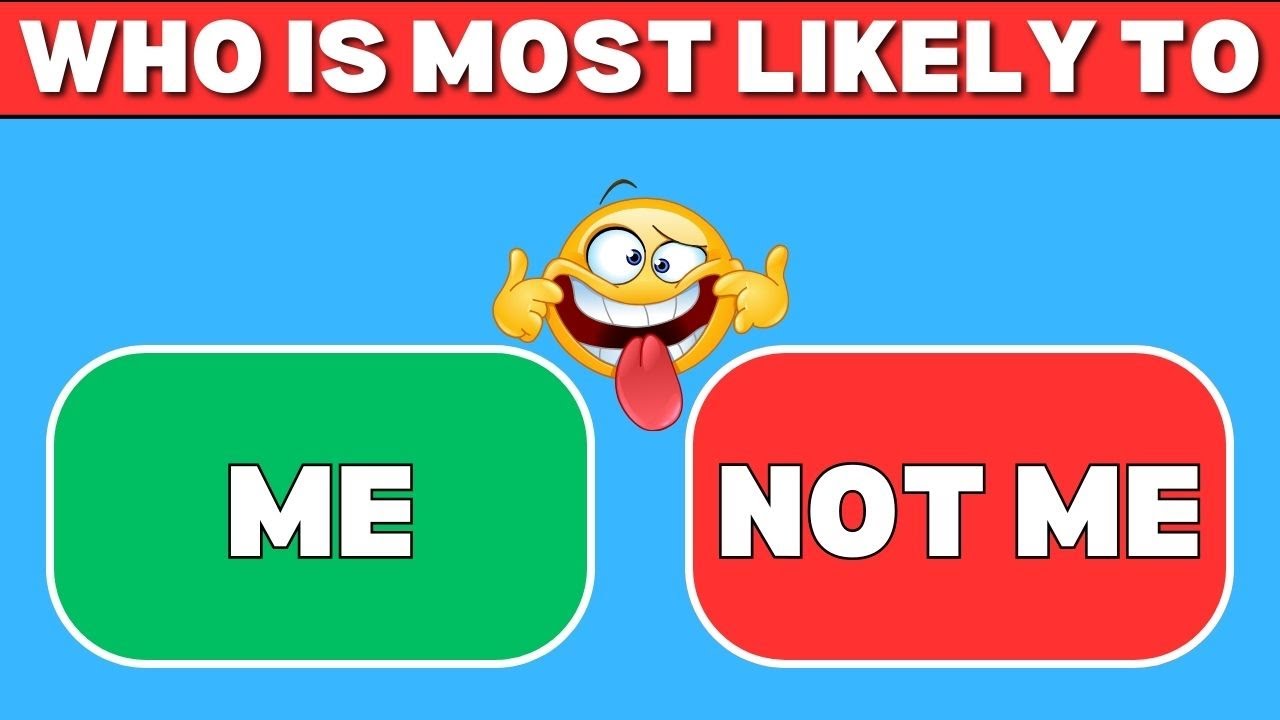 Who Is Most Likely To...? Funny, Family, and Embarrassing Editions 😆😅 #funny #partygames #fungame