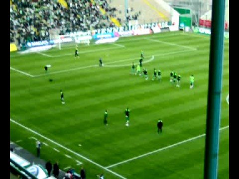 ASSE - Hapoel Tel Aviv  _  Echauffement des verts