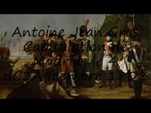 How to pronounce Antoine Jean Gros  Capitulation de Madrid, le 4 dC3A9cembre 1808 in French?