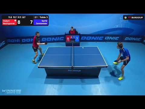 11:35 Vadym Nechyporuk - Serhii Zemiantsev 02.10.2023 TT Euro.Cup Star. TABLE 3