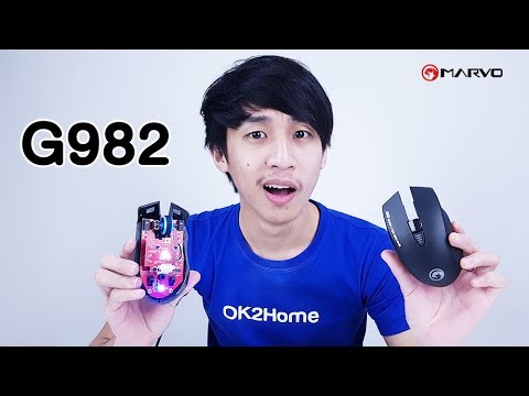 Pelės Marvo G982 (G982) video