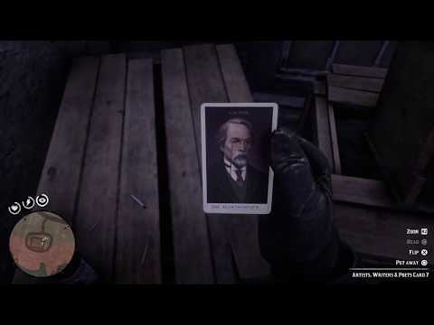 Artists Writers And Poets Cigarette Card 7 Location #RDR2