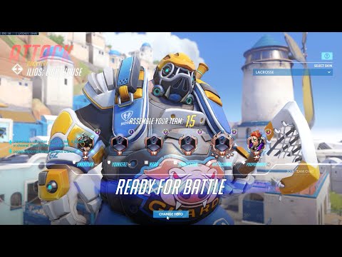Overwatch 1 Roadhog Overwatch Gameplay (No Commentary) (1080p) (PC)