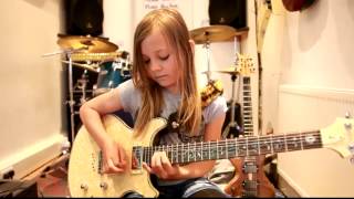 10 year old Zoe Thomson shreds Highly Strung by Orianthi and Steve Vai