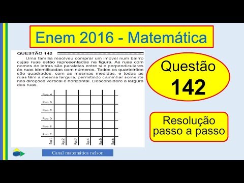 Enem 2016 - Questão 142 de Matemática