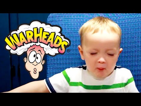 3 Year Old Tries Warheads Sour Candy For First Time Video