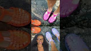 Jelly shoes are making a vibrant comeback for summer 2025