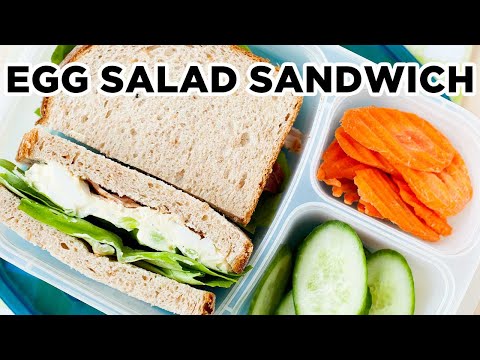 Classic Egg Salad Sandwich & How to Keep it Fresh for Lunch