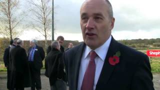 Alistair Dormer at Hitachi construction ceremony November 2013