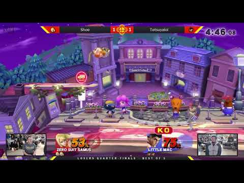 808s & Shieldbreaks Losers Quarters - Shoe (Zero Suit Samus) vs Tetsuyalol (Little Mac)