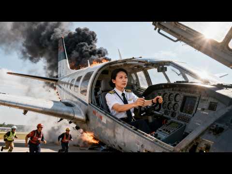驚險瞬間｜高空飛機突發故障，中國女機長臨危不亂，逆風安全著陸！#movie #電影
