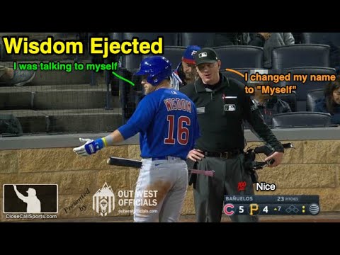 Ejection 169 - Cubs' Wisdom Shocked by Wills' Presumptive Toss After Not So Nice Word Post-Strikeout