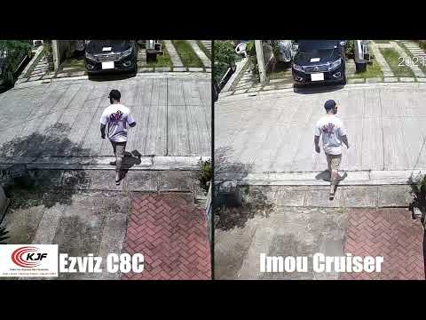 Ezviz c8c vs dhuaa imou cruiser demo video KJF