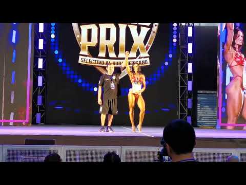 Título Absoluto Categoría Bikini Fitness Ganadora Atleta Ambar Nailet Cañas Pinto