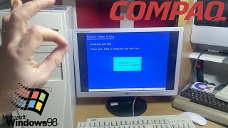 Compaq Deskpro 2000 : Installing Windows 98 / Drivers & Games ! A Retro Computer Adventure !