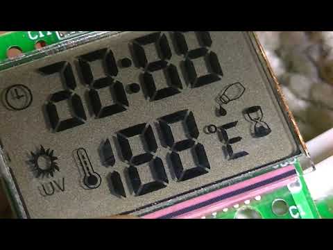 Restposten Safer Sun UV Meter mit Thermometer und Uhr untersuchen - eflose #1326