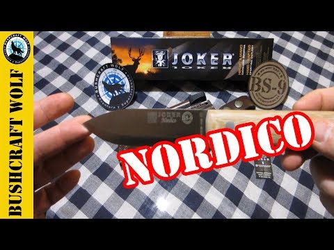 Cuchillo de Bushcraft Joker Nordico - Un Cuchillo Bushcraft Al Puro Estilo Nordico