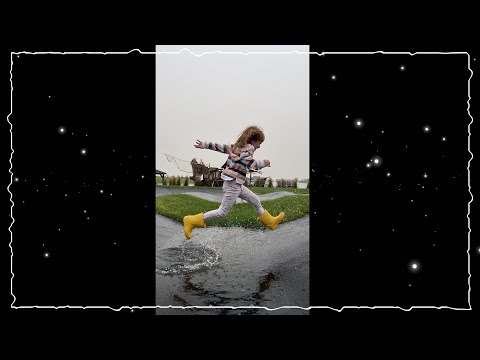 DON'T GET SOAKED!! Adley gets soggy socks playing in the rain at pirate island  #Shorts