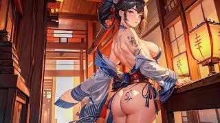 Samurai Japanese Lofi Chill Music with Anime Lofi Geisha