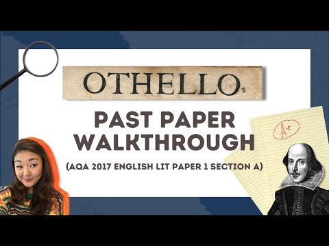 How to write a top grade essay on Othello and Desdemona (A Level AQA past paper walkthrough)