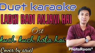 Download lagu Ladki Badi Anjaani Hai || Kuch Kuch Hota Hai || KARAOKE DUET TANPA VOCAL CEWEK || mp3