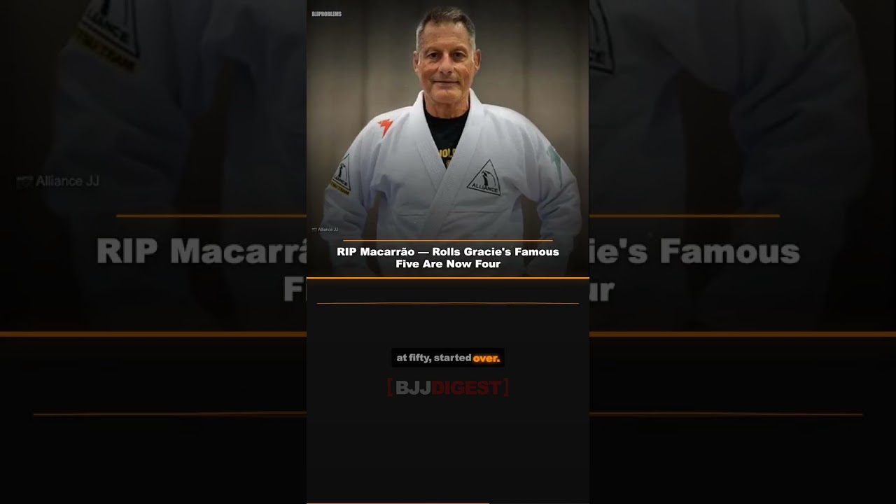 RIP Macarrão — Rolls Gracie's Famous Five Are Now Four #Shorts