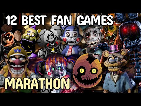 I beat the 12 BEST FNAF FANGAMES in ONE CASUAL MARATHON