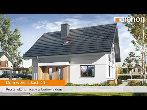 Dom w zielistkach 11 - Prosty i ekonomiczny w budowie I ARCHON+ Projekty Domów