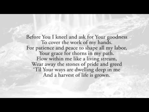 Before You I Kneel (A Worker's Prayer) - Keith & Kristyn Getty