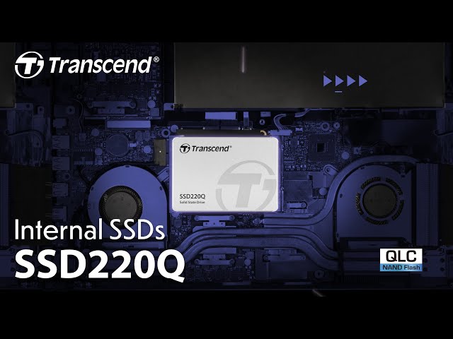 Transcend SSD220Q 2.5" 1 To Série ATA III QLC 3D NAND video
