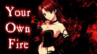 [ Nightcore ] Marin Hoxha & Dimelix & Maria Beyer - Your Own Fire
