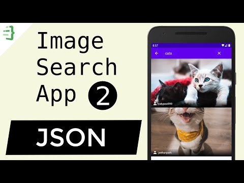 Layouts Model Class MVVM Image Search App with Architecture Components Retrofit 2