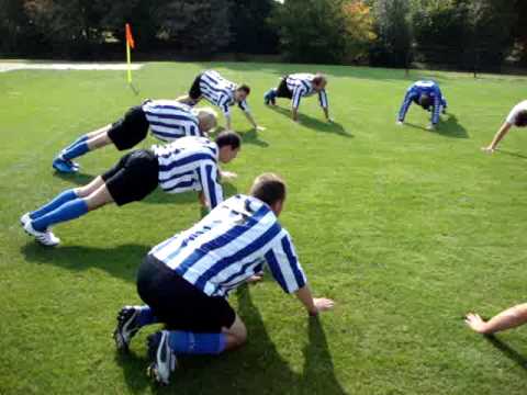 IJFC8 thuis tegen vliegdorp 19-09-2009 de warming up