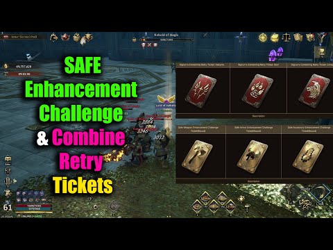 Legend of Ymir Safe Enhancement Challenge & Combine Retry Tickets