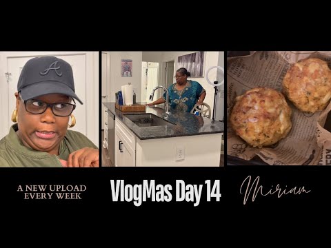 VlogMas Day 14 | Cooking Maryland Crab Cakes • In Loving Memory • Kingston's Caribbean Restaurant