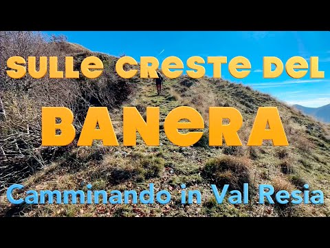 058 URAZZA BANERA PLAGNE GUARDA un panoramico anello in Val Resia a confine con la Slovenia