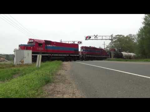 Shortlines: Louisiana Northwest 1456 and 102 Heading North