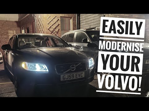 *UPDATE YOUR VOLVO HEADLIGHTS* with this simple modification!!