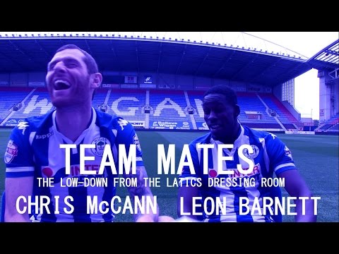 TEAM MATES: Leon Barnett and Chris McCann