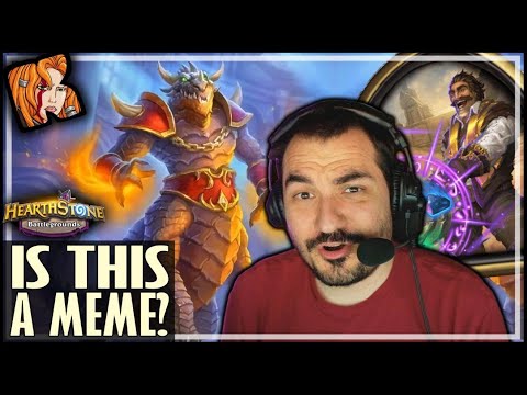 THIS DRAGON BUILD IS A MEME! - Hearthstone Battlegrounds