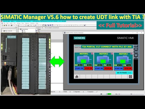 TIA Portal V17 with S7-300 UDT (User-Define Data Type) Full tutorial