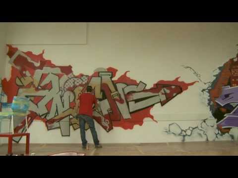 Zaplesi.si - Timelapse graffiti hip-hop dvorane