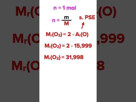 Wie viel Gramm wiegt ein Teilchen in 1 mol O2? (Avogadro-Konstante 6,022 * 10^23 mol^-1)
