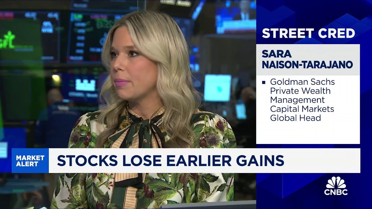 Investors should be long U.S. stock market on inflation fears, says Goldman's Sara Naison-Tarajano
